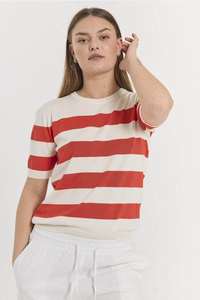 FQPIXIE PULLOVER 205691 STAR OFF WHITE/BITTERSWEET